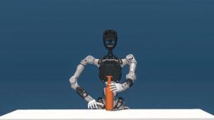 A PNDbotics humanoid robot, powered by Noitom Robotics’ motion-capture and teleoperation data, practices a grasping task in simulation. The demonstration highlights embodied AI training through human-to-robot motion transfer—enabling robots to learn fine manipulation skills directly from real human demonstrations.